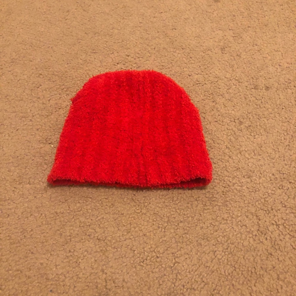 red beanie